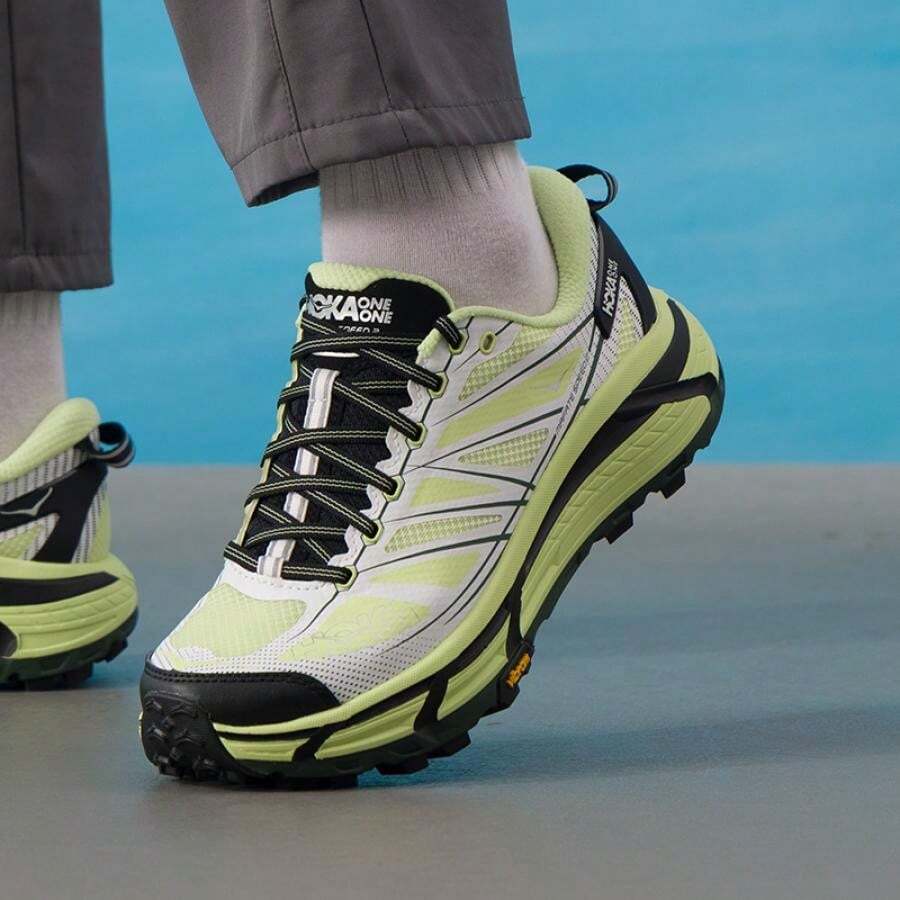 Hoka Mafate Speed 2 轻便舒适休闲跑鞋，1126851-HWW - 蜜瓜綠/白色 - 查看 1