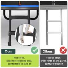 Devoko Garden Trampoline For Children, Ø 228/305/366/427 Cm, GS-Certified, Outdoor Trampoline With Safety Net, Ladder And Gloves, Pumpkin Design, Max. Load Capacity 50–150 Kg - 黑色 - 查看 7