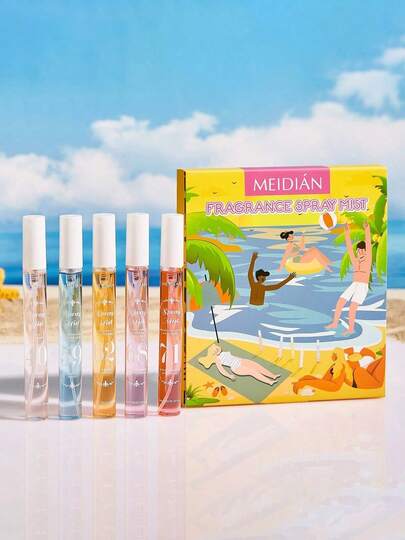 10ml Brazil Beach Scented Mist Set, Includes 10 Different Styles To Release Various Fragrance Combinations For Long-Lasting Aroma. Removes Odors In Car, Bedroom, Kitchen. Elegant Packaging Suitable As Gift For Friends, Outdoor & Daily Use, Car Air Freshener, Also Ideal For Friends, Christmas, Valentine's Day, Mother's Day Gifts.