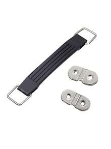1pc Replacement Luggage Handle, Rubber Grip With Metal Cover, Suitable For Suitcases, Bags Or Luggages - Multicolor - View 2