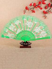 5把/10把玫瑰蕾丝折扇，复古优雅设计，可折叠方便携带，适合户外表演、派对、西班牙婚礼等场合，多种颜色可选，可作婚礼回礼，DIY手绘纸扇，复古蕾丝手扇，适用于舞台表演、派对装饰、化装舞会等。 - A - 查看 9
