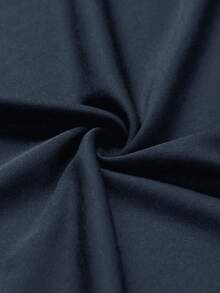 Camiseta informal de manga corta y cuello redondo para hombre, 100 % algodón, ideal para vacaciones de verano, camisetas con gráficos divertidos, ropa urbana Y2K, regalo para novio y esposo. - Azul Marino - Ver 5