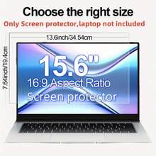 2片装 15.6 英寸笔记本电脑防眩光屏幕保护膜，专为惠普笔记本电脑设计，屏幕比例为 16:9（长：345 毫米；宽：194 毫米） - 查看 15