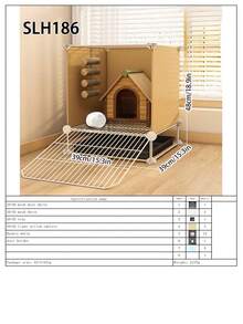 Detachable Assembled Rabbit Cage, Expandable Connectable Indoor Hamster Villa Small Pet Cage - Multicolor - View 18