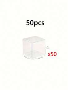 Caja de regalo transparente, caja de regalo de PVC transparente moderna para regalo, fiesta - Ver 14