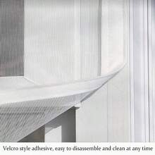 1 pieza Mosquitera autoadhesiva para ventana, transpirable y anti-insectos, de fácil instalación sin dejar residuos de pegamento, adecuada para uso doméstico en todas las estaciones, color blanco - Mosquitera - Ver 8