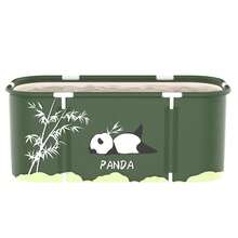 Portable Ice Bath Tub for Home Spas And Gyms, Double Drainage System, No Installation Required,Ideal for Relaxation, Cold Water Bath - Elegant Bathtub - Easy to Assemble - A - Ver 8