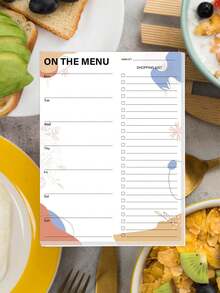 BUBU Magnetic Weekly Meal Planner Notepad, Tear-Off Pages, Grocery List, Suitable For Back To School, Kitchen Essentials, Office Supplies, Teacher's Day Gift - Multicolor - View 4