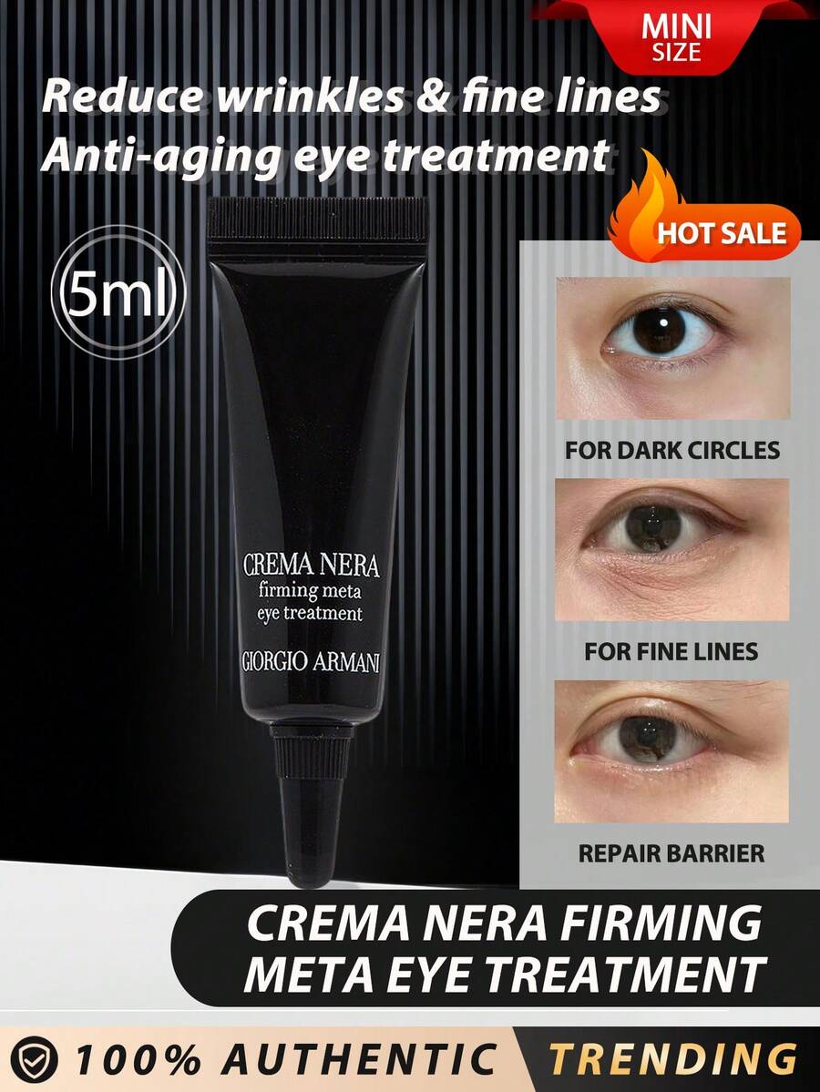 GIORGIO ARMANI [迷你装] CREMA NERA 紧致眼霜 5ml / 蕴含靶向肽的抗衰老眼霜 / 一款浓缩高效的抗衰老眼霜，专为提拉、紧致和抚平眼周肌肤而设计 - New - 5ml - 查看 1