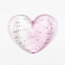 Transparent Silicone Heart-Shaped Computer Mouse Wrist Rest Pad, Soft Ergonomic Design, Non-Slip Bottom, Suitable For Home/Office - Multicolor - View 9