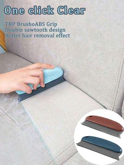 Portable Manual Lint Remover - Pet Hair Cleaning Brush, Multi-Function Static Dust Collector, Suitable For Clothes, Sofa, Carpet, Blanket And Pet Hair