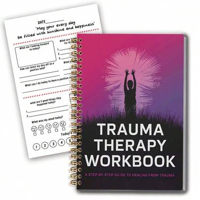 1 Emotional Health Planning Handbook And Personal Planner – Step-By-Step Guide Notebook Design, Includes Coping Strategies, Reflection Prompts, And Growth Tools, Suitable For Self-Care, Also A Great Christmas Gift