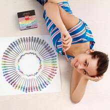 ARTEZA Gel Pens, Set Of 60 U2013 Fine Point Colored Ink Pens For Journaling, Adult Coloring, Note-Taking &Amp; Decorative Writing, Variety Of Finishes - ColorC - 查看 7