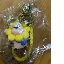 可爱向日葵和小猪情侣钥匙扣，创意高品质包包挂饰 - 彩色 - 查看 4