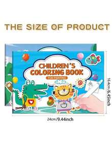 1 Set Children's Animal Coloring Book, Preschool Educational Painting Book, Drawing Notebook - Multicolor - View 4