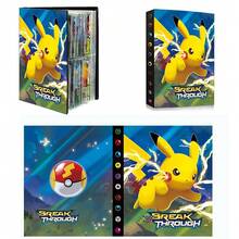 pokemon Multi-Style Magical Card Album, Pocket Monster Collection Album, 4-Grid Card Holder, Pokémon Card Storage Pouch - Pokémon Protection Card Album - View 6