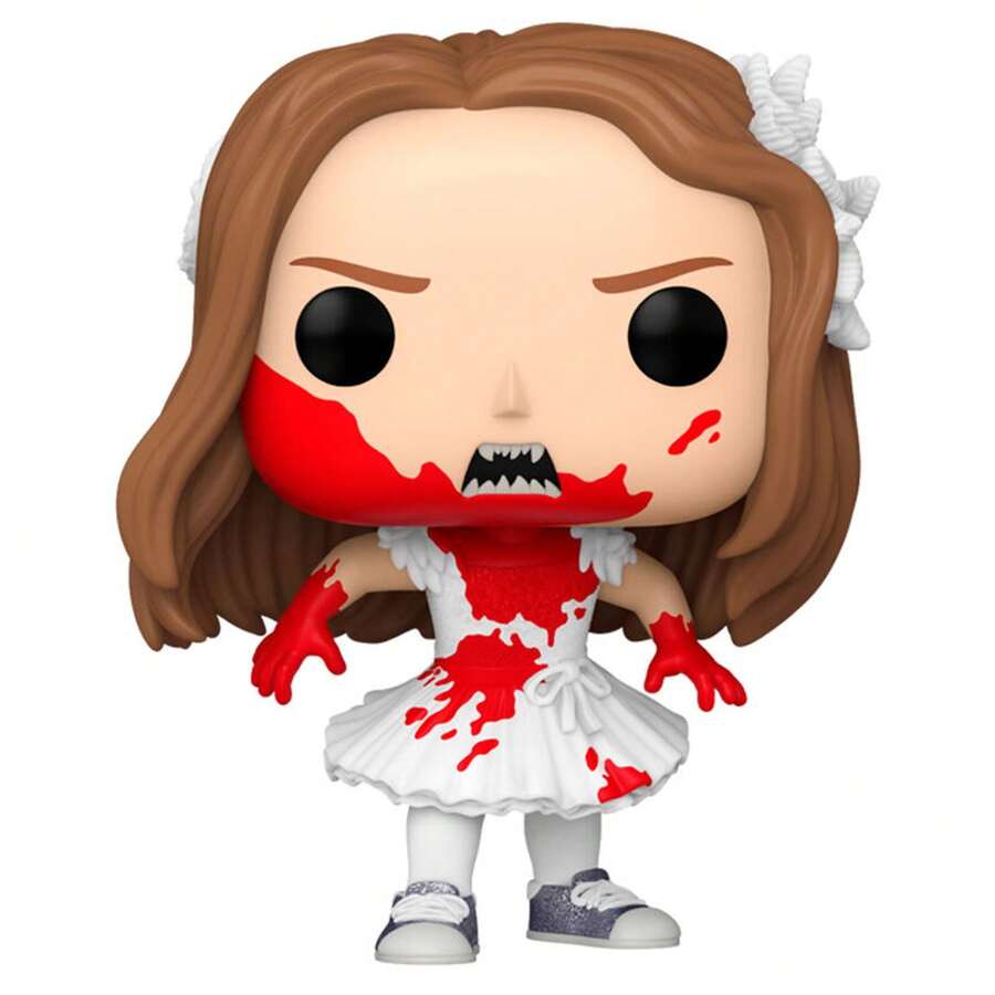 Funko POP 電影系列人偶 - 阿比蓋爾 #1582 - 9厘米收藏級乙烯基人偶 - 身著芭蕾舞裙的吸血鬼，帶有血跡細節 - 官方授權產品 - 收藏家的原始禮物 - 西班牙大陸地區24/48小時免費送貨 ✅ - 彩色 - 查看 1