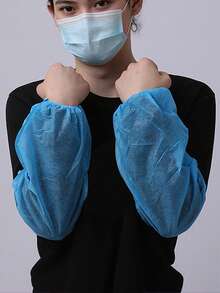 10/50/100pcs Non-Woven Disposable Sleeve Covers, Durable Thickened Protective Sleeves, Breathable Anti-Dust Anti-Oil Sleeves For Kitchen And Home Use - Multicolor - View 8