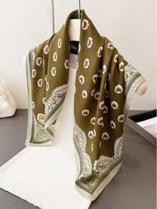 1pc Women's Multifunctional Scarf For Autumn/Winter, Warm Fluffy Neck Warmer To Make You Look Better - Multicolor - View 4