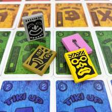 Tiki Topple juego de mesaáctico versión en inglés chino estrategia divertido juego de 2-4 personasMini Box T1RC - Tiki derribado - Ver 6