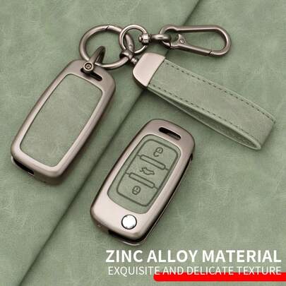 Çinko Alaşımlı Araba Anahtarlığı Kılıfı (Anahtarlık Dahil) Golf 4 3 6 5 6 MK6, Touareg, Jetta, Lavida, Octavia için Araba Anahtar Kılıfı, Erkekler için Dayanıklı Araba Anahtar Aksesuarları, Para Cüzdanı, Mini Cüzdan, Küçük Cüzdan, Bileklik Cüzdan