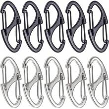 10pcs- Black & Silver