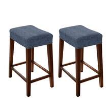 1/2/4/6pcs Stretch Printed Bar Stool Chair Covers, Washable, Suitable For Living Room, Bedroom, Vanity Chair, Coffee Table Chairs - one-size - View 39