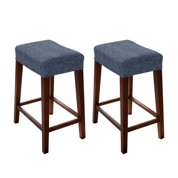 1/2/4/6pcs Stretch Printed Bar Stool Chair Covers, Washable, Suitable For Living Room, Bedroom, Vanity Chair, Coffee Table Chairs - one-size - View 39