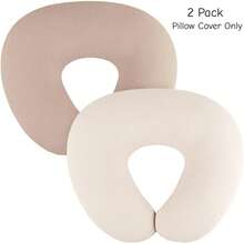2 chiếc vỏ gối cho con bú bằng vải muslin, vỏ gối thoáng khí phù hợp với gối cho con bú tiêu chuẩn, vỏ gối mềm mại có khóa kéo, thích hợp cho bé trai và bé gái. - Nhiều màu - Xem 15