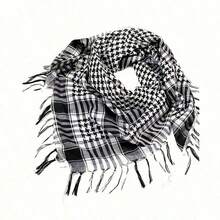 1条印花字母头巾，阿拉伯头巾，迪拜披肩，沙漠手帕 - 彩色 - 查看 1