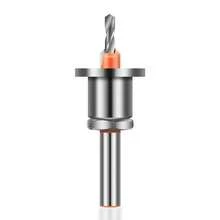 Broca escalonada con tope de profundidad, cabezal de broca avellanadora de aleación, broca para trabajos en madera con instalación de tornillo - Broca avellanada - Ver 7