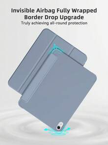 DANYCASE 11英寸平板电脑保护套，带笔槽，适用于A16 Air 11 M3 M2 Pro 11 M4 M5 7代 8代 9代 10.2英寸 10代 10.9英寸 Air 4 Air 5，防摔设计 - 紫色 - 查看 5