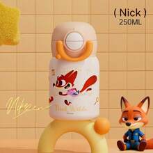 Disney Zootopia Mini Insulated Water Bottle, Portable Straw Cup, Pocket Cup, Double Drinking Cup - Multicolor - View 15