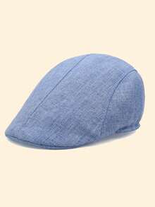 1/2/3pcs Men's Solid Color Adjustable Beret Hat, Fashion Outdoor Casual Hat Suitable For Autumn/Winter Street, Business, Gatherings - Multicolor - View 6