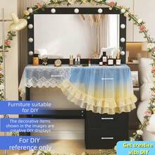Vanities & Vanity Benches - Black - View 10