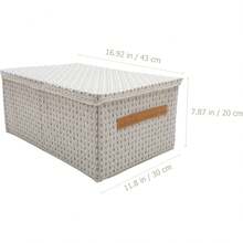 Caja Organizadora Para Ropa y Sábanas Almacenamiento De Resistente Para Dormitorios y Salas Diseño Práctico y Versátil Para Casa y Dormitorios Estudiantiles - 1 - Ver 2