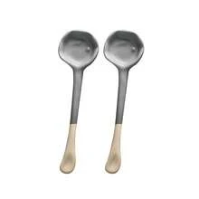 2pcs/Set Retro Ceramic Coffee Spoons, Porcelain Mini Spoons, Espresso Spoons, Cappuccino Stirrers, Small Cute Coffee, Ice Cream, Candy, Dessert Spoons - Multicolor - View 8