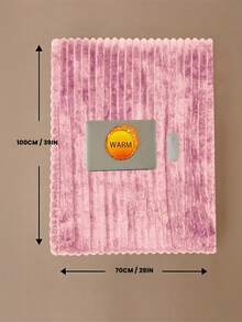 1 szt. koc, pościel, miękki i ciepły, przyjazny dla skóry i oddychający, lekki i pluszowy, seria w jednolitych kolorach, minimalistyczny i modny design, odpowiedni na sofę, do sypialni i salonu, wszechstronny komfort, niezbędny w podróży, koc do drzemki, dostępny w różnych rozmiarach, można prać w pralce, dekoracja pokoju, dekoracja zimowa - Różowy - Zobacz 6