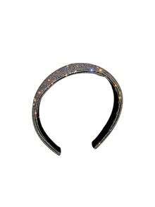 1/2 chiếc Băng đô đính đá lấp lánh, phụ kiện tóc màu bạc, phù hợp cho phụ nữ sử dụng hàng ngày, trang điểm, dạo chơi, dự tiệc, phối đồ, đi làm, đi biển, chụp ảnh - Trang sức thanh lịch, phụ kiện tóc. Băng đô cài tóc. - Nhiều màu - Xem 6