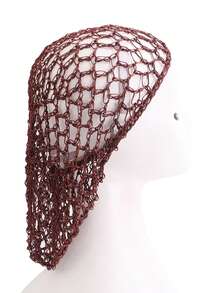 1个编织发网，假发帽，发套，女士护发睡眠帽 - 彩色 - 查看 8