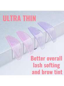 1 Pair Soft Lash Lifting Patches, Reusable Eye Makeup Stickers. These Ultra-Thin Reusable Patches Are Great For Lash Perming, Tinting Or Extension. Packaged In A Box, They Can Also Be Used For Eyebrow Tinting And Lifting. Suitable For Salon Use And DIY At Home. - Multicolor - View 7