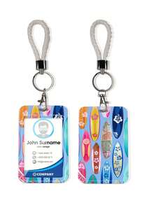 1pc Sardine Fish Pattern Card Holder, Cartoon Pull-Tab Card Holder Keychain Bag Charm, Student Wristband Card Holder, Women Student Card Holder, ID & Bus Card Protector, Student Campus Card Holder - Rectangle - View 11