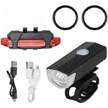 Luz Led Roja Para Bicicleta Salpicaduras Colores - Negro - Ver 8