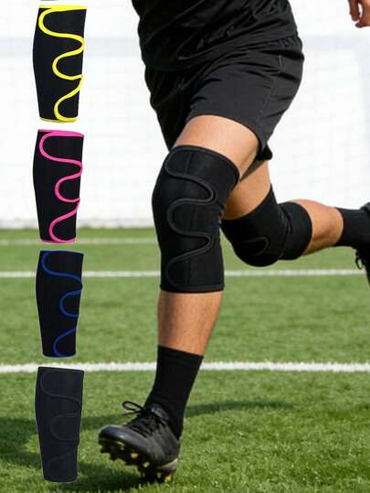 1pc Adjustable Sports Leg Guard, Cross Fitness Compression Calf Sleeve, Cycling Football Basketball Weightlifting Calf Support Brace