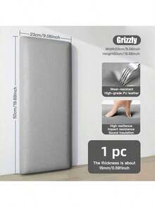 1pc/4pcs Vintage Thick Soft Adhesive Foam Leather Wall Stickers, Odorless, Shock-Absorbing, Suitable For Home Decor, Cabinets, Tables & Chairs, Room Backdrop, TV Background, Waterproof, Washable, Removable, Bedside Wall Cushion Bumper Pad - Multicolor - View 13