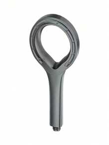 1pc High Pressure Water-Saving 60% Effective Shower Head, Star Design - Wall-Mounted ABS Resin, 220% Water-Saving, Durable & Easy To Clean, Suitable For Bathroom, Camping, Travel, Shower, Unique Star Pattern, Easy-Clean Material - Black-1pc - View 8