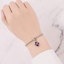 CYMYSS 1pc Medical Theme Fashion Style Cubic Zirconia Inlaid Heart Stethoscope Pendant, Suitable For Nurses Day/Mother's Day/Profession Anniversary Wear - Multicolor - View 5