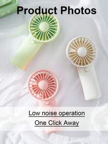7/3/2/1pc Mini Portable Fan With Hanging Rope, Portable Fan Handheld Fan, AAA Battery Powered On Fan, Battery Operated Lightweight Small Pocket Fan - Party Gift For Summer And For Outdoor,Sport,Travel,Kitchen,Bedroom,Office,And For Woman,Man,Adult (Batteries Not Included, Need To Be Purchased Separately) - Multicolor - View 4
