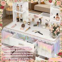 Vanities & Vanity Benches - White - View 3