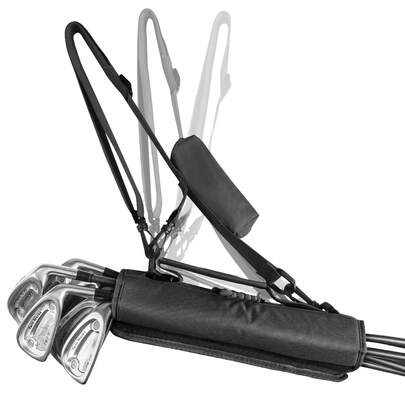  FINGER TEN 升级版迷你高尔夫球包，采用防翻盖设计，单只装，轻便耐用，小巧便携，可容纳 3-7 支球杆，适用于练习场、球场和训练场地。